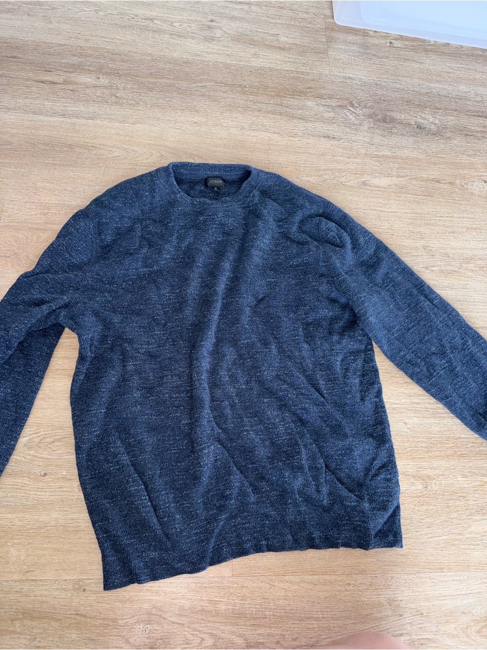 J. Crew Men's Dark Navy Crewneck Sweater